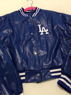 LA Dodgers Royal Blue Varsity Jacket